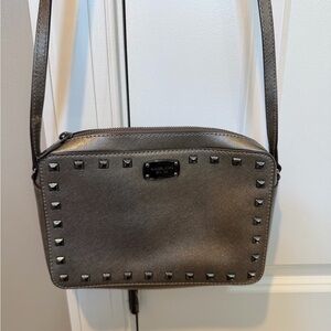 Michael Kors Metallic Studded Crossbody Bag
